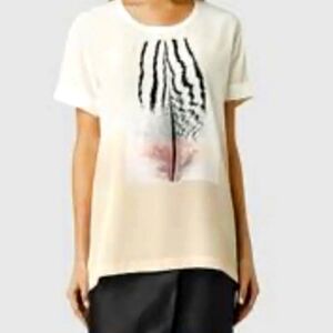 All Saints Aroma Piuma Silk Top